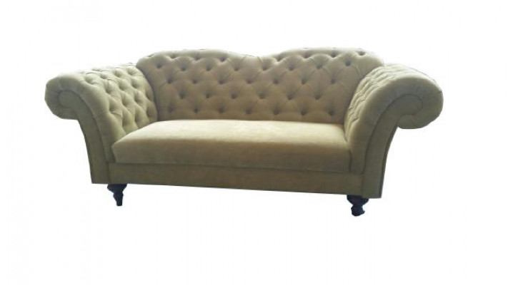 Chesterfield fluwelen stoffen bank sofa bekleding 3-zits klassieke banken nieuw
