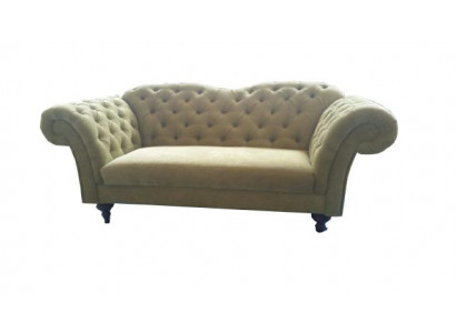 Chesterfield fluwelen stoffen bank sofa bekleding 3-zits klassieke banken nieuw