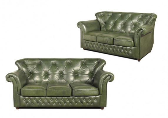 Chesterfield Meubel Bank XXL Gestoffeerde Banken Zithoek Leer Textiel Stof Nieuw