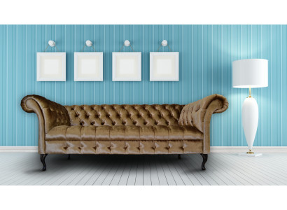 Chesterfield Sofa Bekleding Ontwerper Banken Sofas Set Textiel Stof Textiel 2