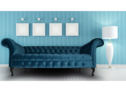 Chesterfield Sofa Bekleding Designer Banken Sofas Set Textiel Stof Textiel 15