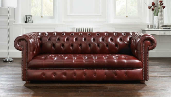 Chesterfield Sofa 3-ZITS Bekleding Designer Banken Sofas Set SL Sofa 16