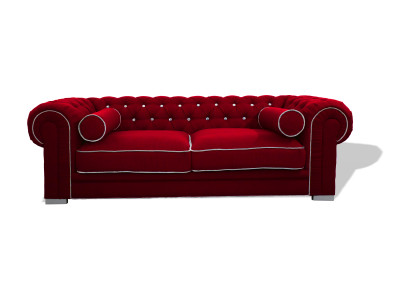 Chesterfield Sofa 3-zitter Bekleding Designer Banken Sofa's Set SL Sofa 21