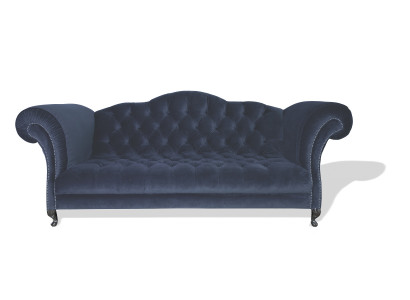 Chesterfield Sofa 3 ZITTER Stoff Designer Banken Sofa Set SLIII Bank №2
