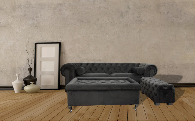 Chesterfield Sofa Bekleding Designer Banken Sofas Set Bank SLIII Sofa №18