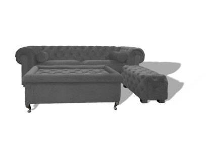 Chesterfield Sofa Bekleding Ontwerp Banken Sofa's Set Bank SLIII Sofa №21