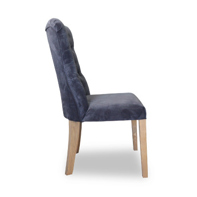 Designerstoel Chesterfield leunstoel gestoffeerde stoelen gastro eetkamer nieuw Ashley.