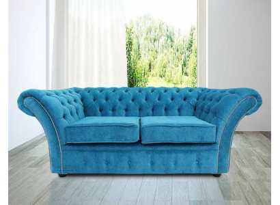 Chesterfield Sofa Bank Beklede Sofa's Klassieke 2-zitter Leren Stof Winchester