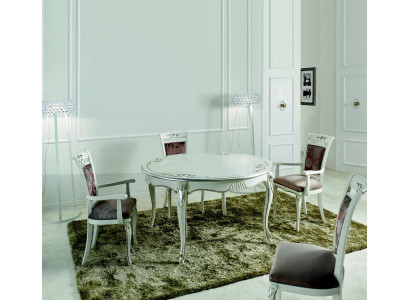 Italiaanse meubels Eettafel Hout Luxe Tafel Ontwerp Tafels Eetkamer 140x79cm