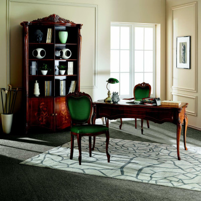 Schrijftafel barok rococo tafel 2-delige set garnituur Italiaanse meubels.