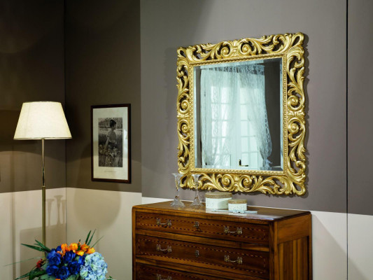 Ontwerp Grote Wandspiegel Spiegel Antiek Vintage Klassieke Muurspiegel Barok Rococo Nieuw