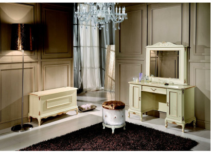 Kaptafel Italiaanse stijl meubels dressoir slaapkamer barok rococo kruk nieuw.