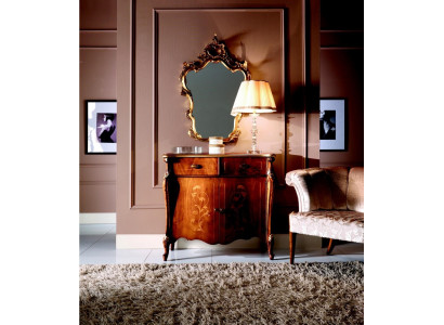 Luxe meubilair stijl barok 2-delig set dressoir met spiegel Luxe hout Italiaans