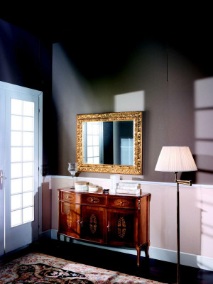 Ontwerper Houten Luxe Italiaanse Meubels 2-delig Set Meubelstijl Barok Commode