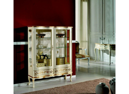 Ontwerp houten kast vitrinekasten kasten Italiaanse luxe meubels dressoir barokstijl