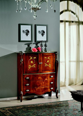 Meubels Hout Stijl Barok Chic Kast Commode Kasten Ontwerper Italiaans