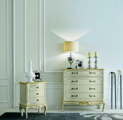 Ontwerp meubels Stijl Klassieke luxe xxl commode Wit hout Luxe Italiaans