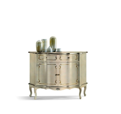 Luxe Italiaanse houten meubels commode wit buffetkast woonkamer