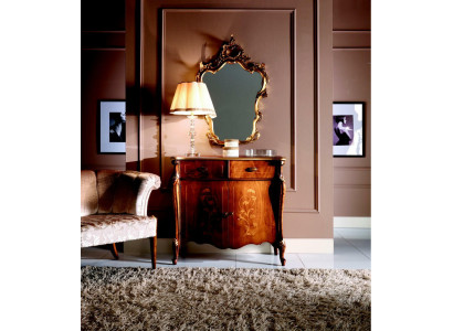 Luxe Italiaanse meubelontwerp commode kast bruin hout meubelstijl