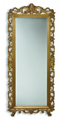 Klassieke grote spiegel wandspiegel luxe hangspiegel hout goud garderobe SP6480