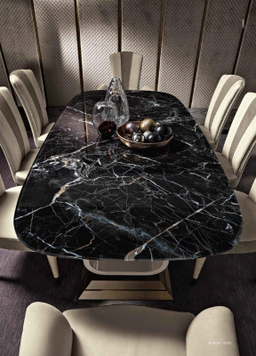 Eettafel Luxe Tafel Massief Meubel Hout uit Italië Eetkamer Tafels Inrichting