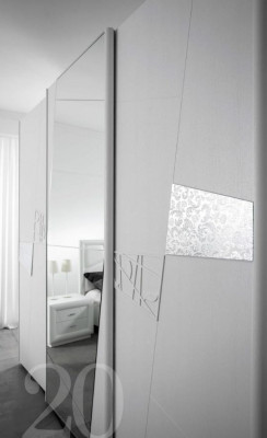 Kasten Italië Garderobekast Kast Luxe Zweefdeuren Ontwerp Hout Modern
