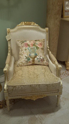 Eenzitter Troon Eenzitter Italiaanse stijl Designer Meubels Relax Club Nieuwe Fauteuil