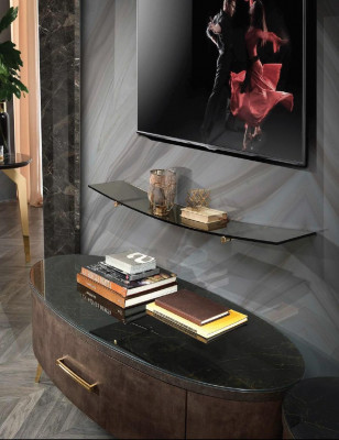 Woonkamer tv-meubel Dressoir tv-kast Tafel Commode Laag tv-meubel Hout Modern Nieuw