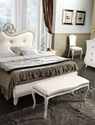 Bed Slaapkamer Ontwerp Bedden Houten Bedden Tweepersoonsbed Italiaanse Meubels Doppel