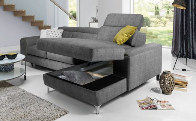 Slaapbank Bank Bekleding Woonkamer Hoekbank Stof Zithoek Functionele Bank