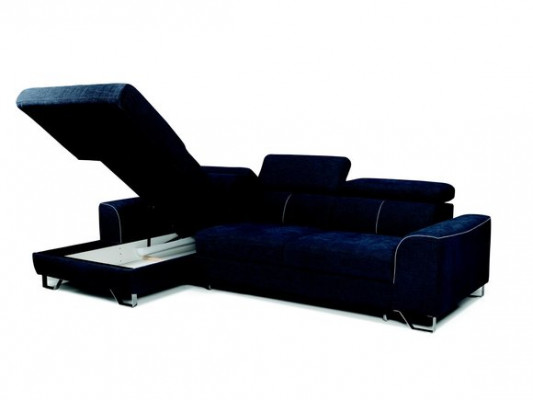 Stof Bank Bankstel Bekleding Hoek Ontwerp Garnituur Blauwe Woonlandschap Textiel