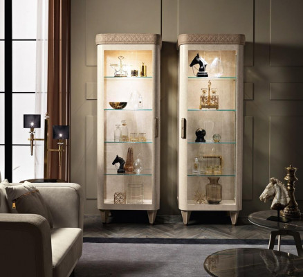 Kastplank Archiefkast Glazen kast Moderne kast Luxe vitrine Houten meubels