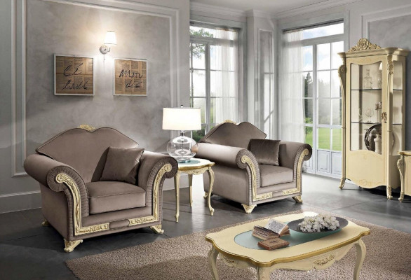 Fauteuil 1-zits Woonkamer Relax Design Meubels Italiaanse Inrichting Italië