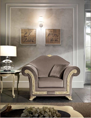 Fauteuil 1-zits Woonkamer Relax Design Meubels Italiaanse Inrichting Italië