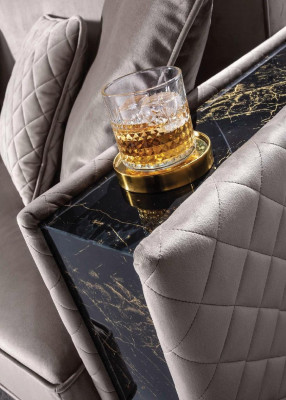 Fauteuil Bank Bekleding Zitplek Designer Textiel 1-Zits Banken Bekleding Modern Design