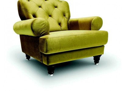 Chesterfield 1-zits relaxstoel club loungesofa fauteuil tv-bekleding