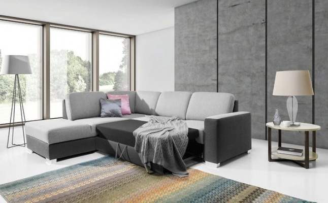 Multifunctioneel ontwerpersslaapbank hoekvorm D voor de woonkamer