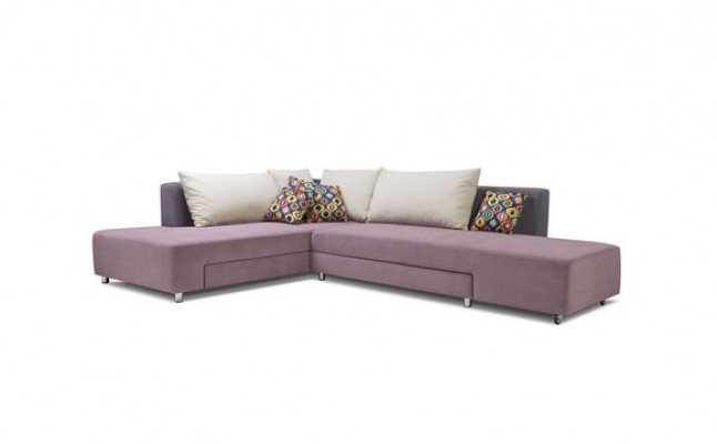 Luxe grote hoekbank wordt vervaardigd uit hoogwaardig materiaal van Europese meubelfabrikanten.