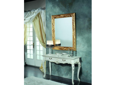 Spiegel Italiaans designmeubilair staande spiegel dressoir 93x183cm Barok Rococo