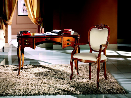 Houten meubels Luxe Italiaans Klassiek bureausmeubilair Ontwerp
