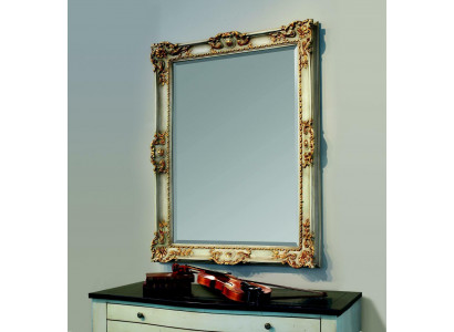 Spiegel Wandspiegel Designer Hal Dielen Woonkamer Bad Hout Design 88x118 Barok