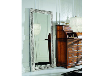 Muurrek decoratie meubels wonen decor barok rococo decor spiegel stand zilver