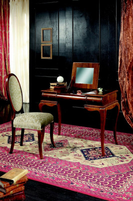 Ontwerp bureau secretaresse luxe schrijf kantoormeubilair houten tafels kantoor.