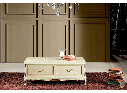 Hout Italiaanse meubelen barok stijl luxe wit salontafel woonkamer tafel nieuw
