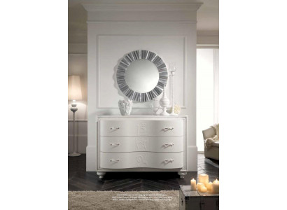 Stel ladekast spiegel luxe console commodes slaapkamer kruk compleet hout