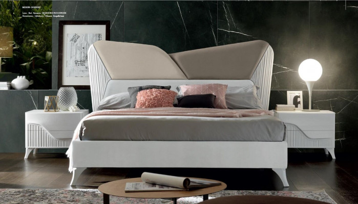 Bed bedlade tweepersoonsbed bedframe bed dubbel bedframe hout hotel nieuw
