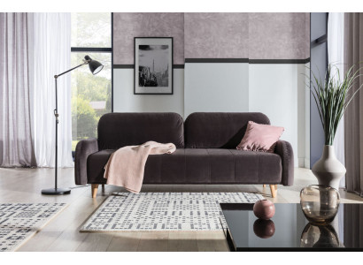 Het luxe grote slaapbank is gemaakt van hoogwaardig materiaal.
