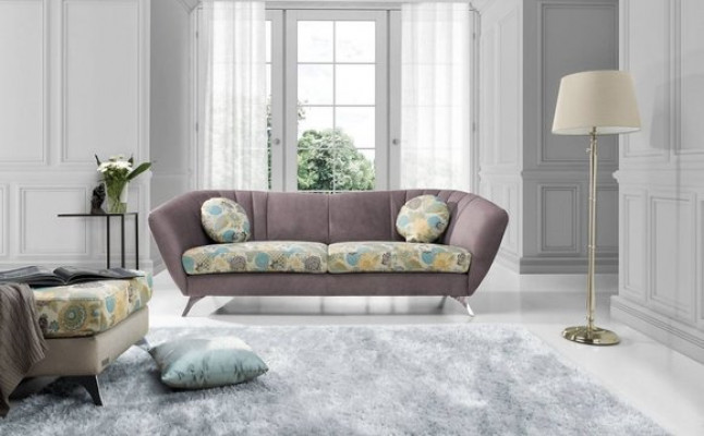 Ontwerp 3-zits Relax Clubbanken Loungebank Stoffen Beklede Bank Stoffen Bankstellen