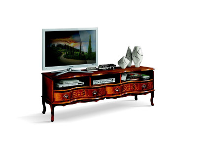 Italiaanse houten meubels dressoir tv lowboard lang rtv kast luxueuze woonkamer nieuw