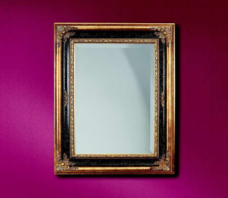 Klassieke designer spiegel wandspiegel barok rococo 96x133cm houten frame nieuw